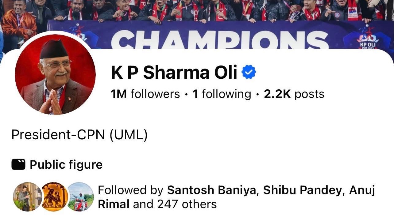 KP Sharma Oli Faces Public Backlash After Sudden Facebook Follower Surge