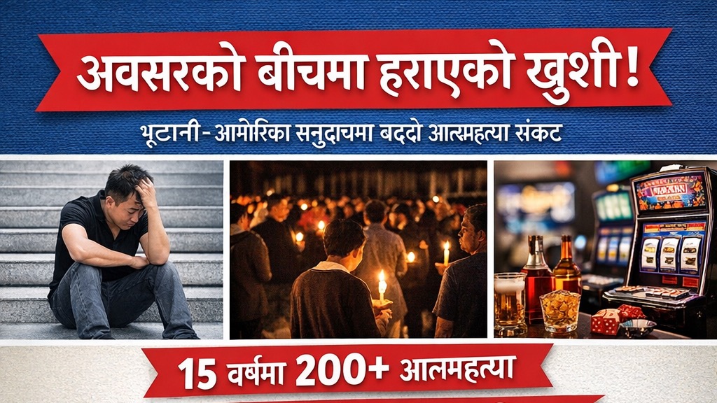 भूटानी–अमेरिकी समुदायमा बढ्दो आत्महत्या संकट