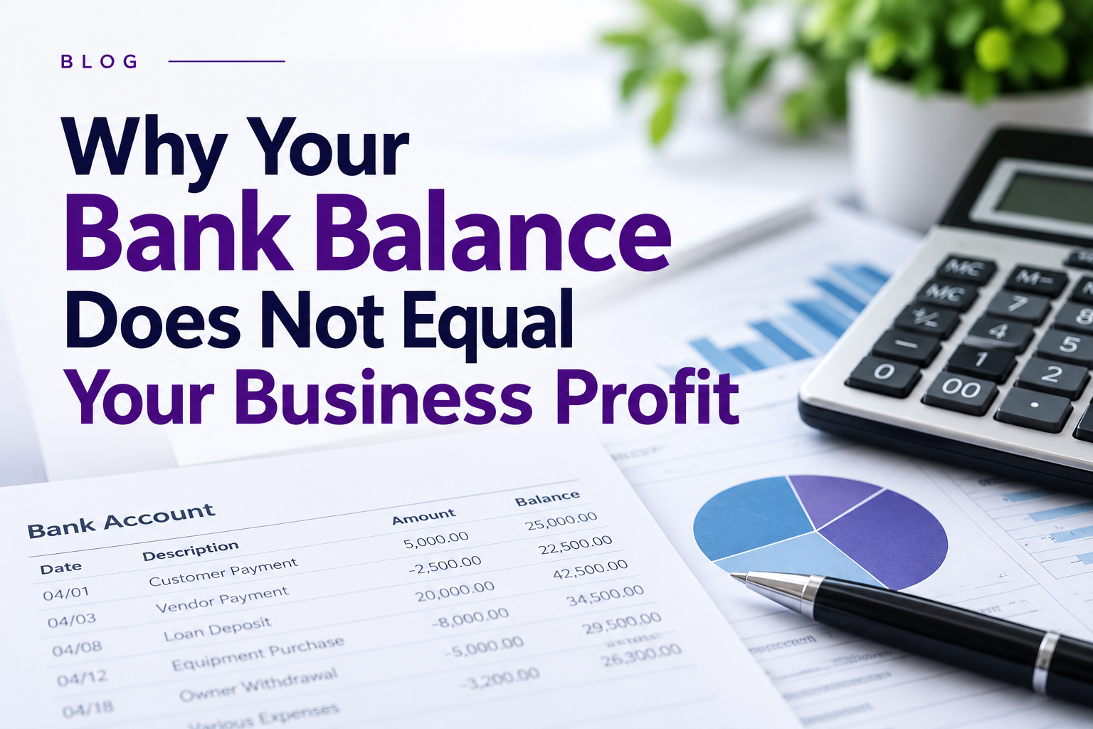 Why Your Bank Balance Does Not Equal Your Business Profit
